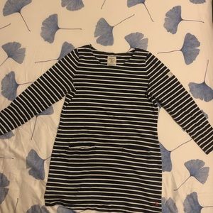 Joules navy and white Quinn tunic - nautical A-line sz 10 US